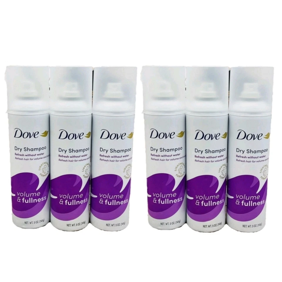 Lote de 6 - Champú seco Dove Volume & Fullness - (5 oz) Foto 1 de 1
