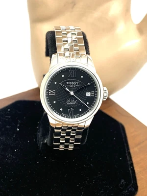 Reloj para mujer Tissot T0064071105300 Le Locle automático suizo esfera negra 25 mm Foto 1 de 4