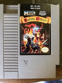 Battle Chess Nintendo NES Cleaned & Tested