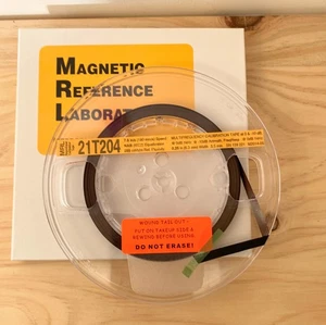 7 1/2 IPS MRL Reproducer Calibration Tape–21T204 1/4" reel tape (NAB, 250 nWb/m) - Picture 1 of 9