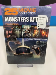Monsters Attack: 25 Movie Collection (DVD, 2016) 6-Disc Set - Picture 1 of 2