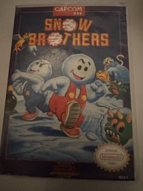 Capcom USA Snow Brothers NES Action & Adventure NTSC-U/C Manual Included