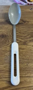 Bonny USA Nylon Spoon Gray with white Plastic Handle 12" - Picture 1 of 8