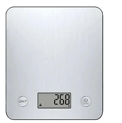 Báscula de cocina digital de acero inoxidable - Capacidad de 5 kg con Smart Nutrition Tra... Foto 1 de 4