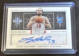 2013-14 Panini Innovation Luigi Datome Main Exhibit Shadowbox Auto #/299 Pistons - Picture 1 of 2