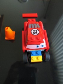 LEGO DISNEY CARS 8200 RADIATOR SPRINGS LIGHTNING  MCQUEEN  Incomplete No Box