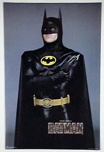 1989 Batman Gun #1518 Vintage Filmplakat Michael Keaton Tim Burton unbenutzt gerollt🔥 - Bild 1 von 4