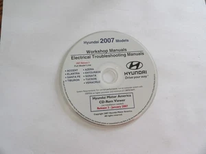 Hyundai 2007 CD Workshop Manuals Electrical Troubleshooting Manual-9 Models - Picture 1 of 1