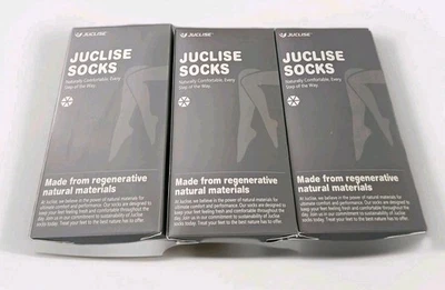Juclise Socks ( 9 Pairs) Size Medium  New In Box. 3 Boxes Sealed  - Image 1 of 4