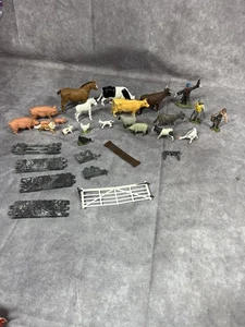 Vintage 1970's Britains Ltd Limited Plastic Farm Animals Lot Of 19 - Bild 1 von 9