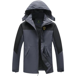 Rain Jacket for Men, Mens Waterproof Raincoat Lightweight Rain Jackets Outdoo... - Picture 1 of 6