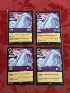 4x Lorcana Fabled - Elsa - Gloves Off - 48/204 x4 - Picture 1 of 7