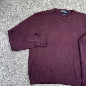 Polo By Ralph Lauren Strickpullover Pullover Herren Large weinrot rot langarm - Bild 1 von 11