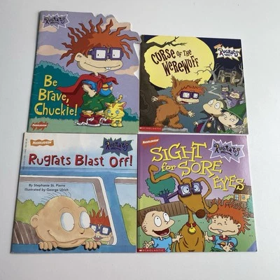 Vintage Nickelodeon Rugrats Books Retro Lot Of 4 Paperback Books Comic - Image 1 of 4
