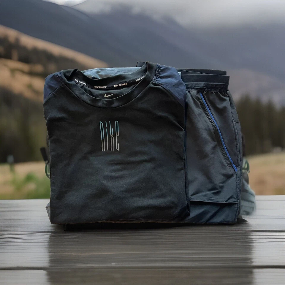 Camiseta para correr Nike Element manga larga XL e inferior XXL multicolor talla XL/XXL para hombre Foto 1 de 4