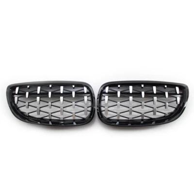 Parrilla delantera de diamante para BMW E92 E93 M3 328i 335i cupé 2006-2009 Foto 1 de 4