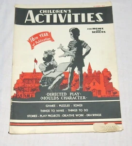 Children's Activities for Home and School November 1950 - Imagen 1 de 1
