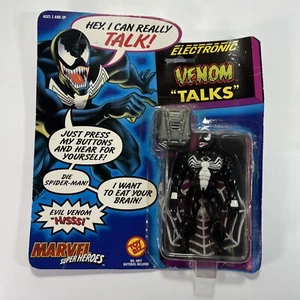 Figura de acción vintage Spiderman Electronic Venom Talks 1991 Toy Biz años 90 Marvel  - Imagen 1 de 5