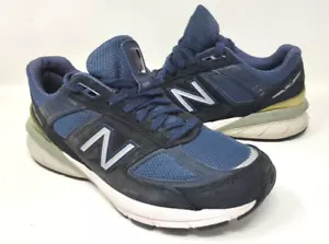 New Balance 990 v5 Made in USA Navy Blue Gray Women's Running Shoes size 8 B - Picture 1 of 10