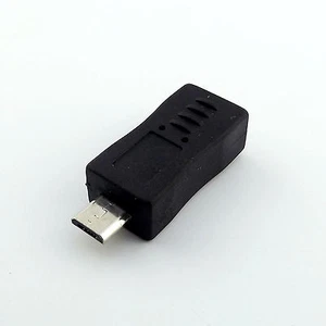 Micro 5 Pin Male Plug USB To Mini 5 Pin Female Jack Converter Adapter Connector - Picture 1 of 6