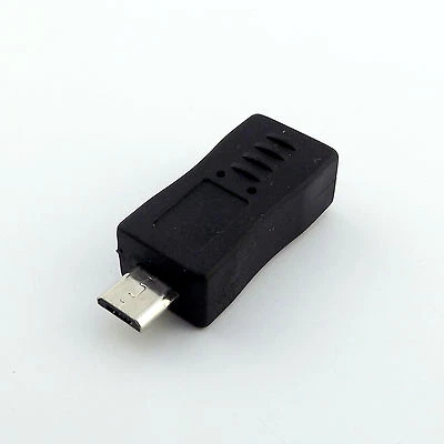 Micro 5 Pin Male Plug USB To Mini 5 Pin Female Jack Converter Adapter Connector - Image 1 of 4