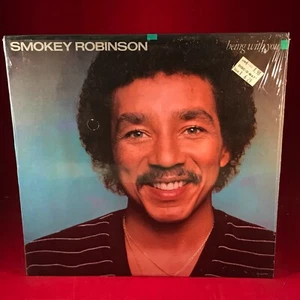 SMOKEY ROBINSON Being With You 1981 USA vinyl Motown solo LP + INNER original - Picture 1 of 5