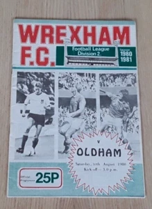 Wrexham v Oldham Athletic 1980/81 Division 2 - Picture 1 of 1