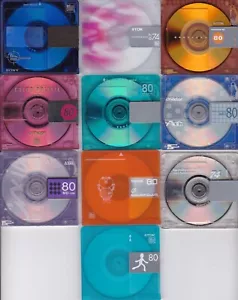 10 minidisc sampler pack -- no duplicates, mix of 74 & 80 minutes, fast USA ship - Picture 1 of 1