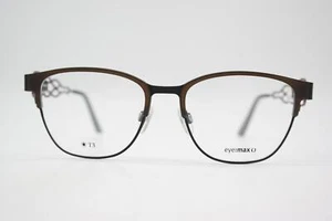 Brille eye max KT 5700 Schwarz Braun Violett Oval Brillengestell eyeglasses Neu - Bild 1 von 6