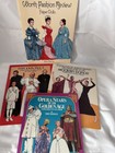 VTG Paper Dolls Lot of 4 Tom Tierney Books Pope John Paul Opera Modern Dance