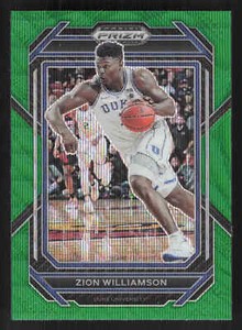 2023 Prizm Draft Picks #73 Zion Williamson Green Wave Prizm