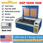 DSP CO2 100W 1060 USB machine laser autofocus graveur découpe axe rotatif États-Unis