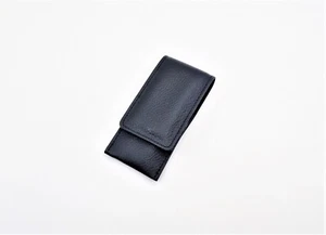 NTS-Solingen PREMIUM Maniküre Set Nagelschere Pinzette Saphirfeile im Leder-Etui