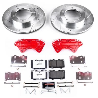 PowerStop Disc Brake Kit - Front - Fits Lexus LX470 1998-2002, Toyota Land Cruis Foto 1 de 4