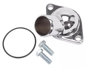 Edelbrock 4809 Polished Aluminum 15 Degree Water Neck - Chevy 4.3L V6 & Chevy V8 - Picture 1 of 1