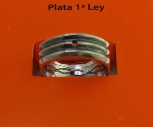 SORTIJA ATLANTE PLATA DE LEY. - Imagen 1 de 4