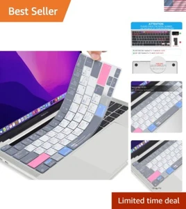 M1/M2 Chip MacBook Pro 13" Keyboard Cover with Shortcuts - Ultra-Thin Protection - Afbeelding 1 van 10
