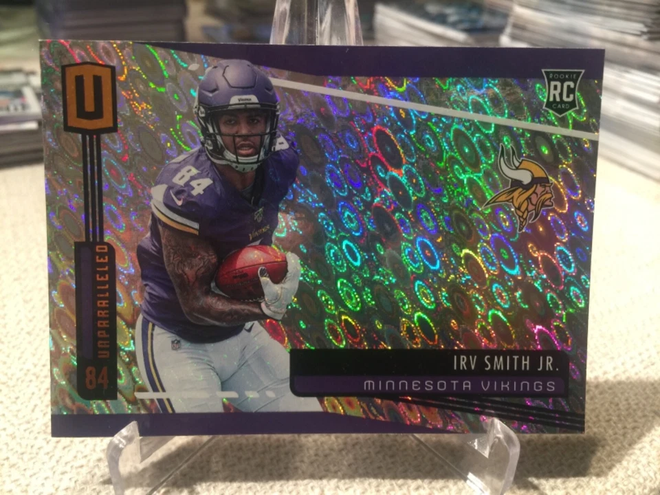 2019 unparalleled base flight refractor rc irv smith jr vikings free shipping - Image 1 of 1
