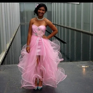 Mac Duggal Pink Prom Dress Size 4 - Picture 1 of 13