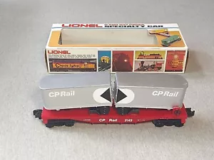 Lionel O/O27 9149 CP Rail auto piatta con furgoni 6-9149 in scatola originale ~ TS - Foto 1 di 11