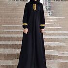 Robes Musulmanes Pour Femmes Vert Clair Abaya Prière Maxi Robe Caftan Arabe