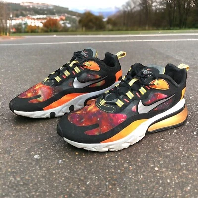 Size 9 - Nike Air Max 270 React 'Supernova' 2020 Black/Metallic Galaxy - Image 1 of 4