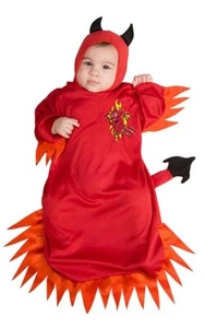 BABY INFANT THE LITTLE DEVIL NEWBORN FANCY DRESS HALLOWEEN COSTUME - Bild 1 von 2