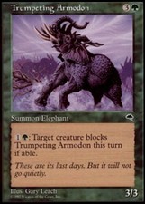 Trumpeting Armodon X4 (Tempest) MTG (LP) *CCGHouse* Magic