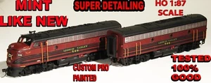 ATHEARN CUSTOM PAINTED & DETAILED REPOWERED LV# 566 F7A/B BOTH POWERED MINT L/N - Picture 1 of 8