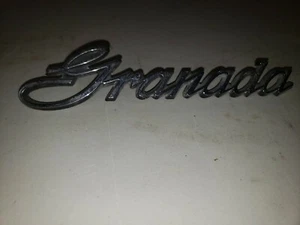 Granada Car Emblem ~ Missing One Stud ~ Barn Find - Picture 1 of 3
