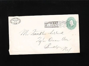 Pennsylvania Coal Co Buffalo NY Office 1897 PSE Frank Selleck Brooklyn Cover 4x - Picture 1 of 2