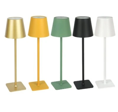 LED Akku Tischleuchte IP54 3,5W 400lm CCT 3000K-5000K Touch Dimmer Kabellos USB - Bild 1 von 2