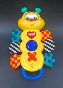 "Luces de música Fisher Price abejorro amarillo dama insecto 8"" juguete musical raro" - Imagen 1 de 2