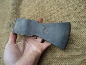 RARE VINTAGE GERMAN RHEINLAND AXE HEAD BUSHCRAFT HATCHET FELLING CAMPING - Picture 1 of 11